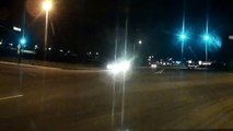 Mustang knocks dude off motorcycle - HIT AND RUN (Colorado Springs, CO)