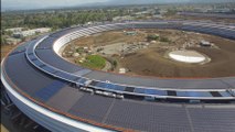 Drone Video Shows New Apple Campus Near Completion