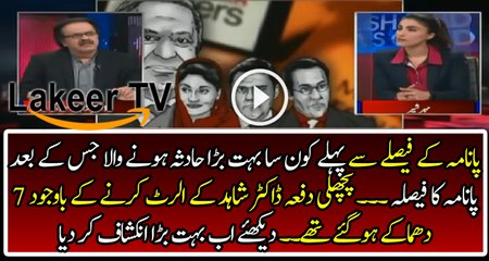 Dr Shahid Masood is Predicting About Another Black Swan Before Panama Verdict