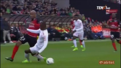 Modou Diagne Harsh Red Card For Clumsy Tackle vs Guingamp!