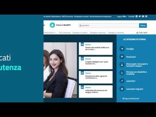 Roma - Il nuovo sito dell'Inps (29.03.17)