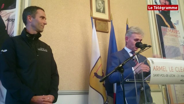 Saint-Pol-de-Léon (29). Armel Le Cléac'h de retour au pays