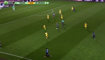 Karim Azamoum GOAL HD -Troyes 2-0 Orleans 31.03.2017