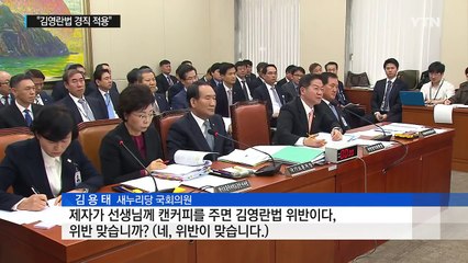 여야 "권익위, 김영란법 해석 경직" 질타 / YTN (Yes! Top News)