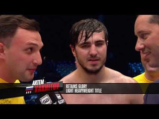GLORY 35 Nice: Artem Vakhitov vs. Zack Mwekassa (Light Heavyweight Title Fight)