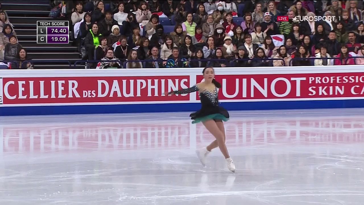 B.ESP(HD). Rika HONGO 本郷理華 FS - 2017 World Championships