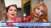 Gisella Arias y Mayensi Rivera ¿Nuevamente amigas? Anoche compartieron un cumpleaños