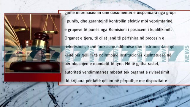 KUSHTETUESJA “ÇLIRON” VETINGUN, HAPET RRUGA PER ZBATIMIN E LIGJIT - News, Lajme - Kanali 10