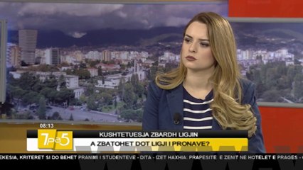 7pa5 - Kushtetuesja zbardh ligjin - 19 Janar 2017 - Show - Vizion Plus