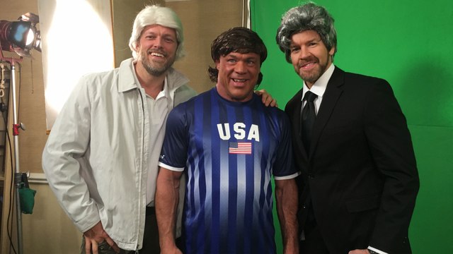 Kurt Angle Reunites With His Old Friends Edge & Christian