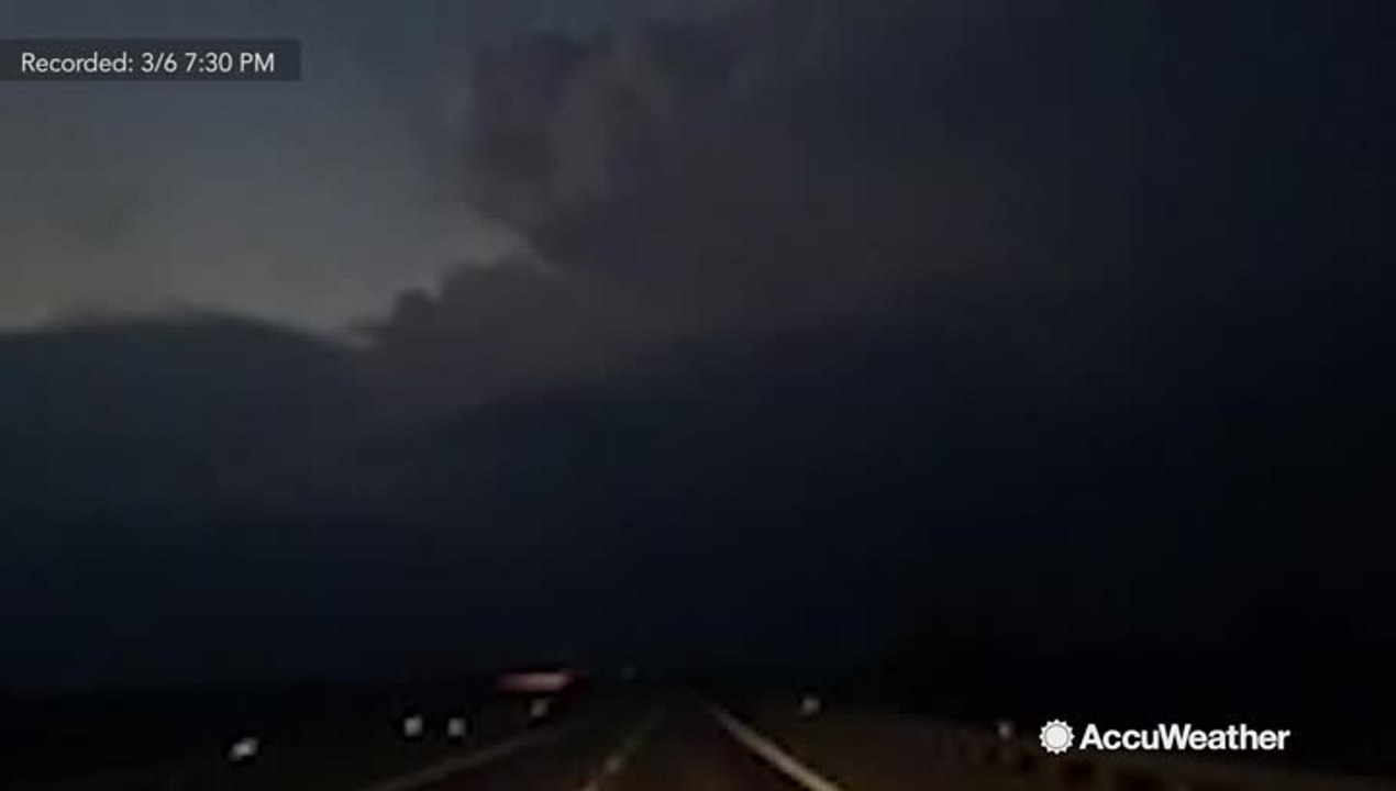 Severe weather outbreak underway in the Topeka,...
