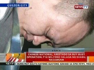 BT: Chinese national, arestado sa buy-bust operation sa QC