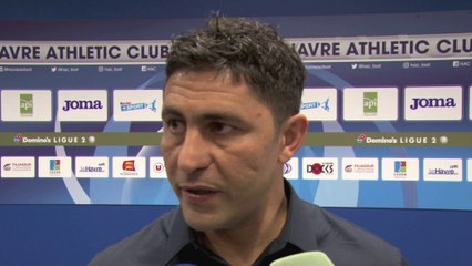 Après HAC - Reims (1-1), réaction d'Oswald Tanchot
