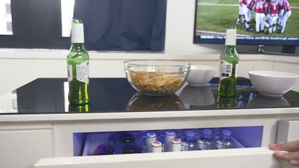 Sobro, la mesa con nevera y altavoces que triunfa en Indiegogo