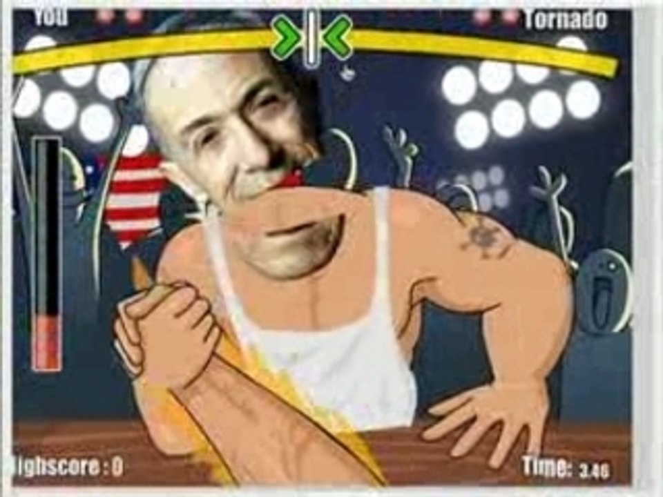 User generated games : Start arm wrestling your friends!