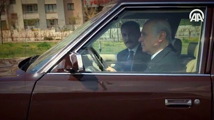 Bahçeli'nin araç kullanırken çekilen videosu sosyal medyada yayınlandı