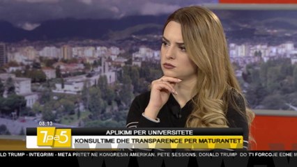 7pa5 - Aplikimi per universitete - 20 Janar 2017 - Show - Vizion Plus