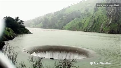 Lake Berryessa's 'Glory Hole' fills with water for the first time in years