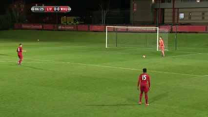 Okera Simmond Goal - Liverpool u18s 1-0 West Ham u18s - 31/03/17