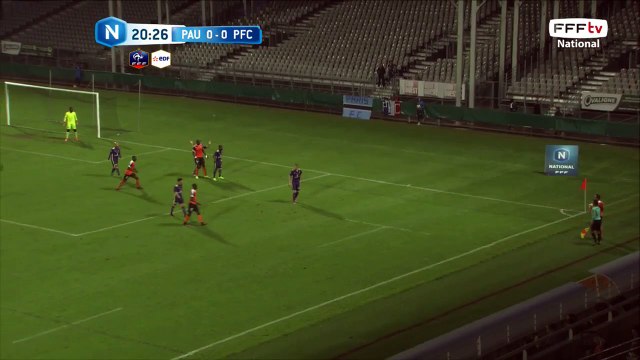 Action qui part d'une touche et qui se termine par une frappe de Ribelin non cadrée