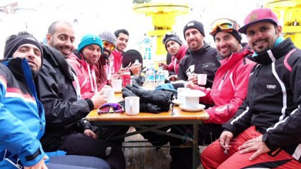 First Time Snowboarding at Uludag, Turkey