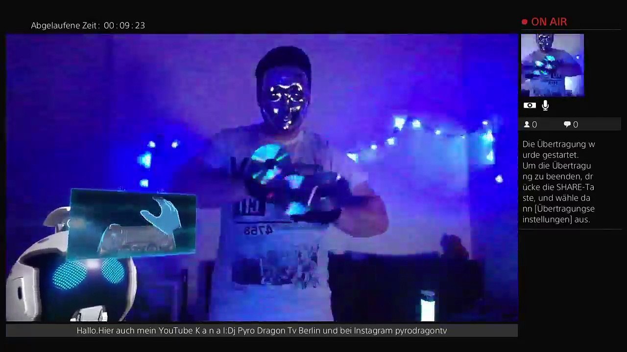 GER/PS4 Dj Pyro DragonTv Spezialstream 1Stunde LED Show (53)