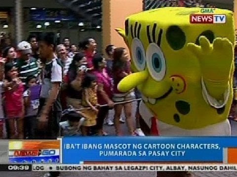 NTG: Iba't ibang mascot ng cartoon characters, pumarada sa Pasay City
