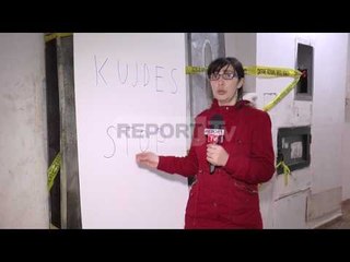 Report TV - Rrezik e dhimbje në pallatin ku humbi jetën 30-vjeçarja