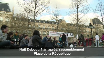 Nuit Debout: 1 an après, rassemblement Place de la République