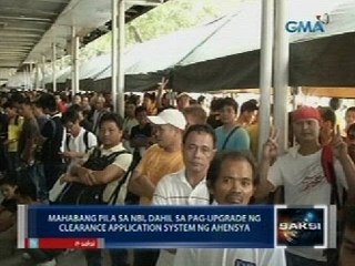 Saksi: Mga kukuha ng NBI clearance, nagdusa sa haba ng pila