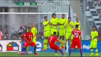 Highlights Chile vs Venezuela 28-03-2017