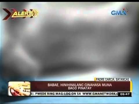 24 Oras: Babae, hinihinalang ginahasa muna bago pinatay