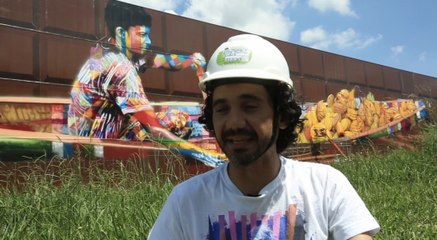 Sao Paulo es inmortalizado en el mural más grande del mundo con Kobra