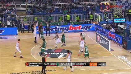 Download Video: Panathinaikos 85-80 CSKA – Full Highlights – Second Half – 31.03.2017