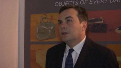 Report TV - Zv/ministri i Jashtëm i Italisë Amendola viziton "Bunk'Art 2"
