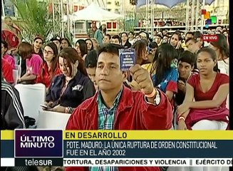 Maduro: En Venezuela hay plena vigencia de la Constitución