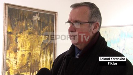 Report TV - Piktori Roland Karanxha ekspozon Korçën dhe bukurinë e trupit në FAB