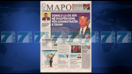 SHTYPI I DITES ME TITUJT E GAZETAVE E ENJTE 26 JANAR 2017 - News, Lajme - Kanali 7