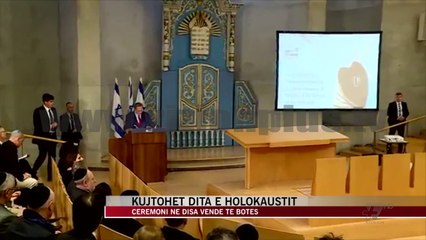 Ceremoni për Holokaustin në Tiranë - News, Lajme - Vizion Plus
