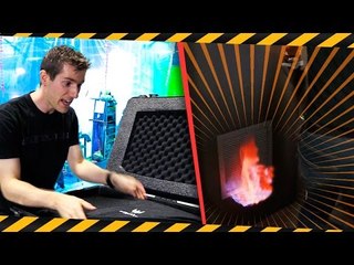 Server Room CATCHES FIRE While Filming!