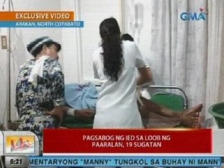 UB: Pagsabog ng IED sa loob ng paaralan sa Arakan, North, Cotabato, 19 sugatan