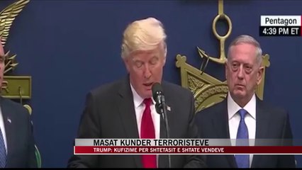 Trump merr masa kundër terroristëve - News, Lajme - Vizion Plus