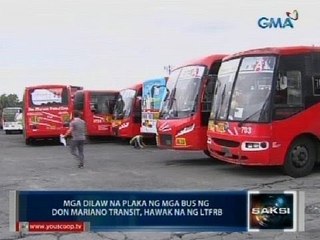 Saksi: Prangkisa ng Don Mariano Transit, kinansela na ng LTFRB