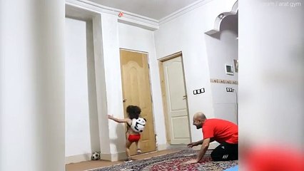 Iranian 3-year-old Arat Hosseini is real-life Spider Boy