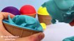 Play Doh Cupcakes Ice Cream Cups Surprise Toys Tom and Jerry Moana Octonauts Mon
