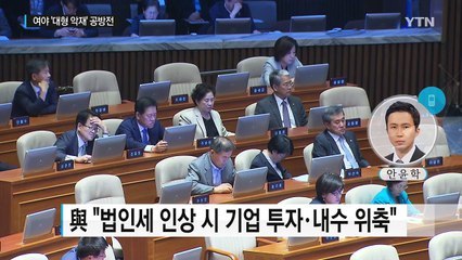 본격 예산정국 법인세 뇌관...최순실·송민순 논란 장기화 / YTN (Yes! Top News)
