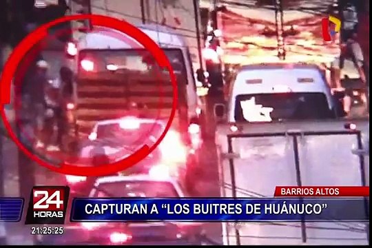 Barrios Altos: capturan a delincuentes que asaltaban a pasajeros de taxis y buses