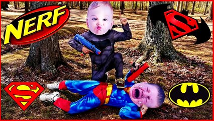 SPIDERMAN VS DEADPOOL Ultimate NERF WAR Superheroes in Real Life CRYING