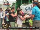 Mga lumikas mula sa pag-apaw ng ilog sa ComVal, hinatiran ng relief goods ng Kapuso Foundation