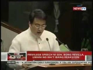 QRT: Privilege speech ni Sen. Revilla, umani ng iba't ibang reaksyon